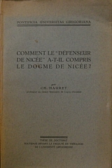 COMMENT LE DEFENSEUR DE NICEE A T IL COMPRIS LE DOGME DE NICEE (26.701�)
