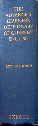 THE ADVANCED LEARNERS DICTIONARY OF CURRENT ENGLISH (39.260)