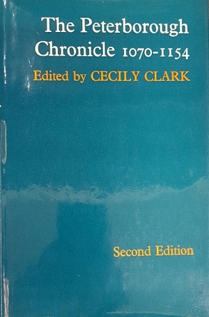 THE PETERBOROUGH CHRONICLE 1070 - 1154 (53.9125)