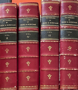 A DICTIONARY OF MUSIC AND MUSICIANS BY EMINENT WRITERS ENGLISH AND FOREIGN  4 (68.052)