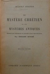 LE MYSTERE CHRETIEN ET LES MYSTERES ANTIQUES (26.740�)